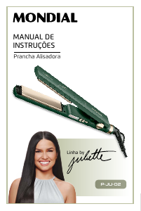Manual Mondial P-JU-02 Alisador de cabelo
