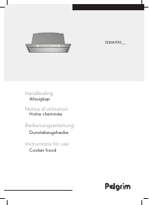 Manual Pelgrim ISWA990RVS Cooker Hood