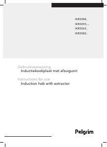 Manual Pelgrim IKR3063F Hob