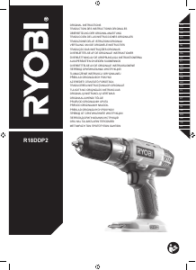 Bruksanvisning Ryobi R18DDP2-0 Drill-skrutrekker