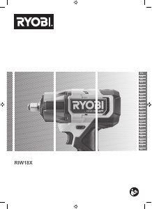 Руководство Ryobi RIW18X-0 Ударный гайковерт