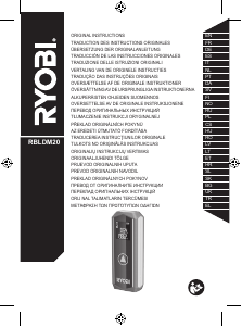 Handleiding Ryobi RBLDM20 Afstandsmeter