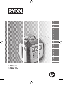 Mode d’emploi Ryobi RB360RLL Laser ligne