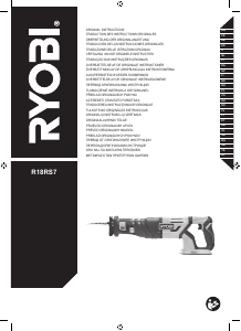 Kullanım kılavuzu Ryobi R18RS7-0 Tilki kuyruğu testere