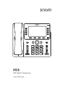 Handleiding Snom M58 Telefoon