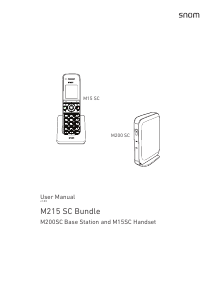 Manual Snom M15 SC Wireless Phone