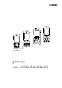 Handleiding Snom M90 Draadloze telefoon