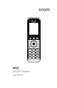 Handleiding Snom M55 Draadloze telefoon