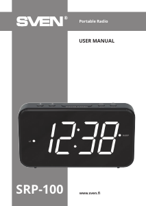 Manual Sven SRP-100 Alarm Clock Radio