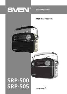 Handleiding Sven SRP-505 Radio