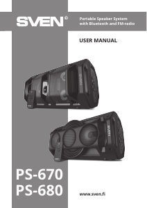 Manual Sven PS-680 Speaker