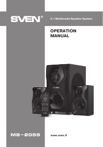 Manual Sven MS-2055 Speaker
