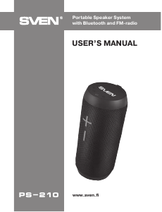 Manual Sven PS-210 Speaker