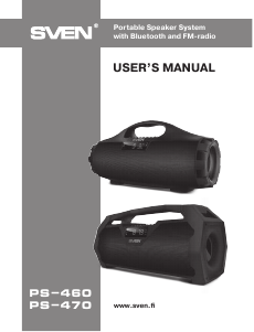 Manual Sven PS-460 Speaker