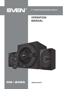 Manual Sven MS-2085 Speaker