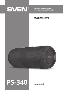 Manual Sven PS-340 Speaker