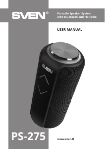 Manual Sven PS-275 Speaker