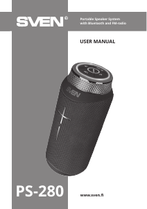 Manual Sven PS-280 Speaker