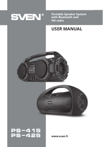 Manual Sven PS-415 Speaker