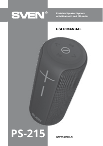 Manual Sven PS-215 Speaker