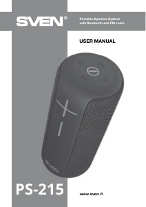 Handleiding Sven PS-215 Luidspreker