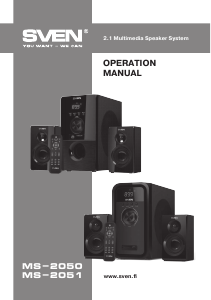 Manual Sven MS-2051 Speaker