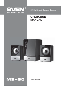 Manual Sven MS-90 Speaker