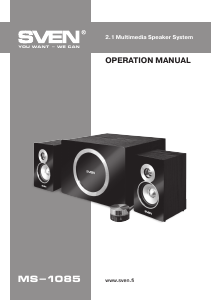 Manual Sven MS-1085 Speaker