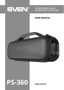 Manual Sven PS-360 Speaker