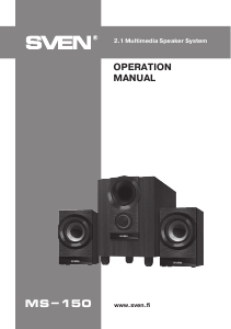 Manual Sven MS-150 Speaker