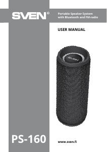 Handleiding Sven PS-160 Luidspreker