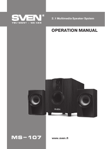 Manual Sven MS-107 Speaker