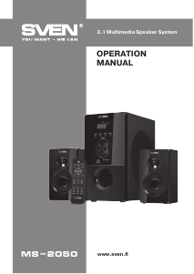 Manual Sven MS-2050 Speaker