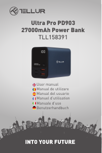 Manual Tellur TLL158391 Portable Charger