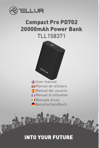 Manual Tellur TLL158371 Portable Charger