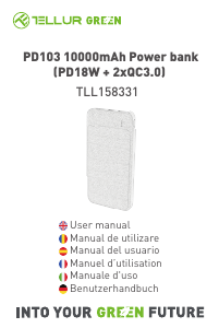 Manual Tellur TLL158331 Portable Charger