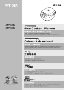 Manual Tiger JBV-S10U Rice Cooker