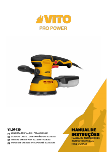 Manual Vito VILOP430 Random Orbital Sander