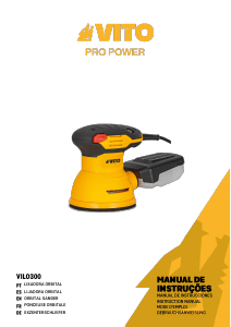 Manual Vito VILO300 Random Orbital Sander