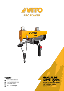 Manual de uso Vito VIGE500 Cabrestante