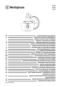 Manual Westinghouse 6124040 Lampă