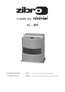 Manual Zibro LC 30T Heater