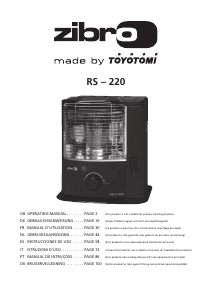 Bedienungsanleitung Zibro RS 220 Heizgerät