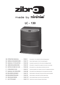 Manual Zibro LC 130 Heater