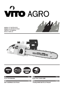 Manual Vito VIE1800A Motosserra