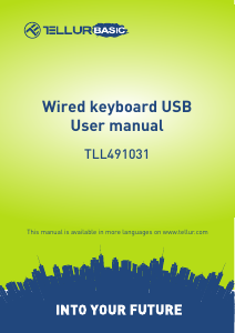 Manual Tellur TLL491031 Keyboard