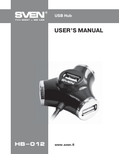 Manual Sven HB-012 USB Hub