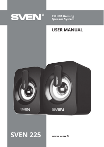 Manual Sven 225 Speaker