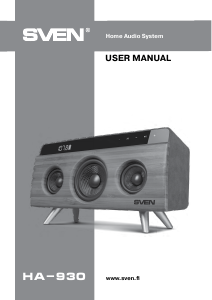 Manual Sven HA-930 Speaker