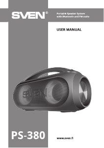 Manual Sven PS-380 Speaker